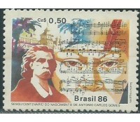C1515  CARLOS GOMES 1986 MINT 3739